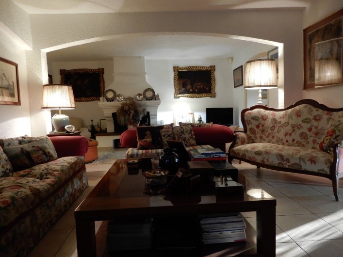Location de vacances - Chambre d'hôtes à Ramatuelle - Salon