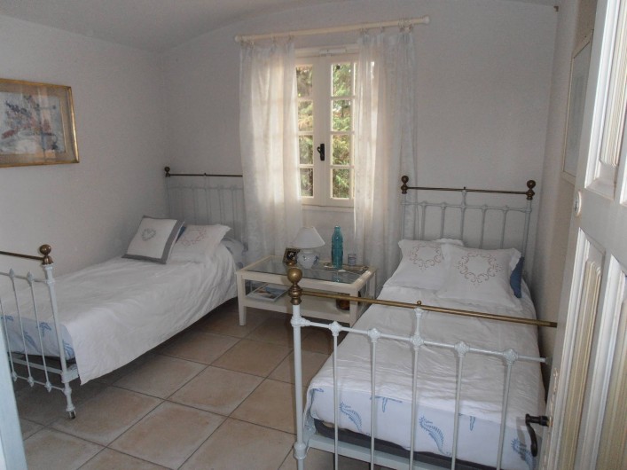 Location de vacances - Chambre d'hôtes à Ramatuelle - Chambre 2 lits 1°étage
