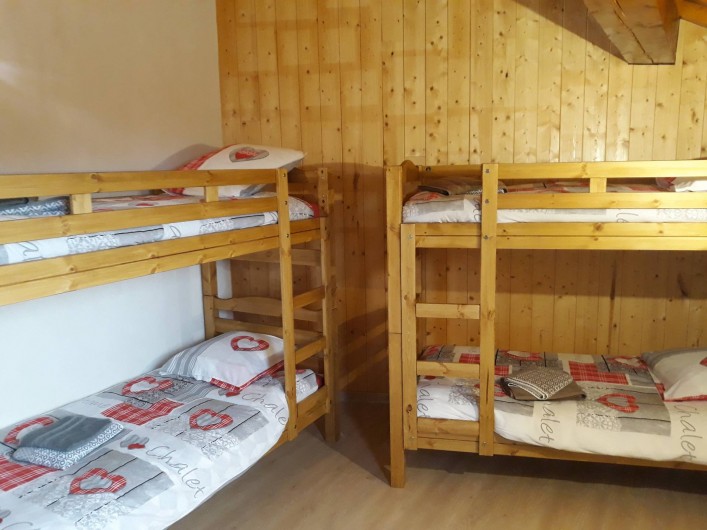 Location de vacances - Chalet à Bourg-Saint-Maurice - Chambre avec 2 lits superposés