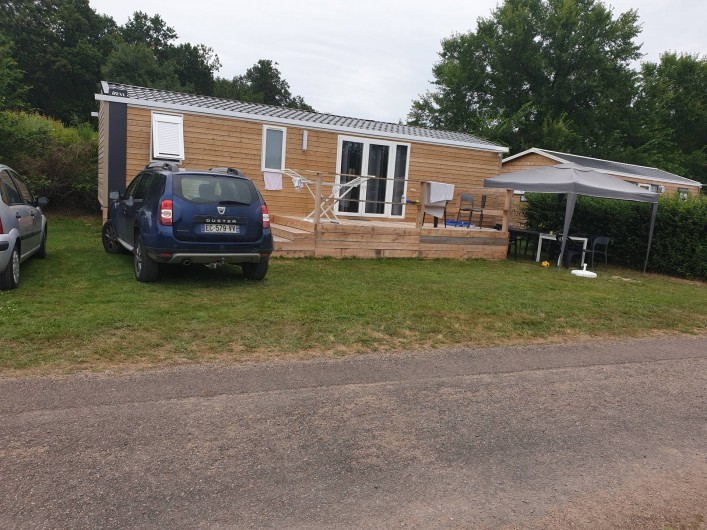 Location de vacances - Camping à Pressignac - Mobil-home 3 chambres