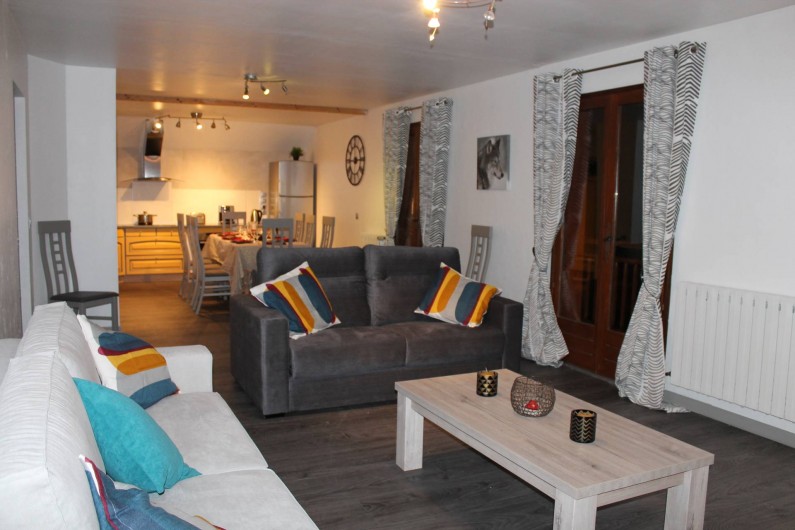 Location de vacances - Appartement à Valloire - vue d'ensemble pièce de vie