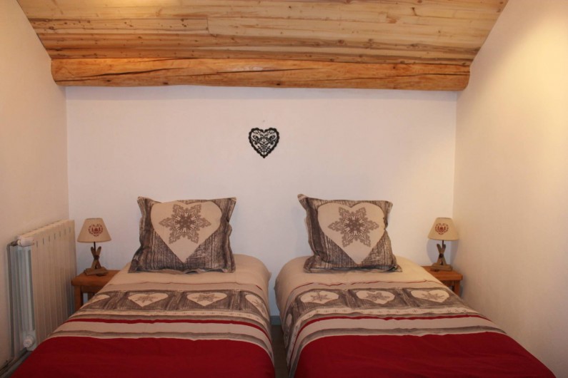 Location de vacances - Appartement à Valloire - CHAMBRE 2- 2x90 + possibilité lit parapluie