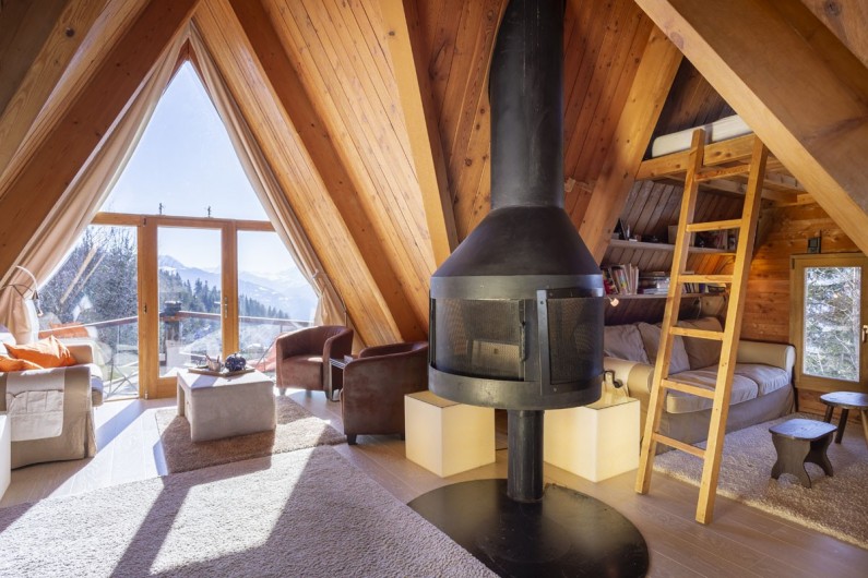 Location de vacances - Chalet à Bourg-Saint-Maurice - Feu ouvert