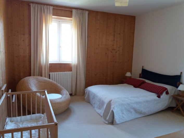 Location de vacances - Villa à Luzenac - Chambre "lambris"
