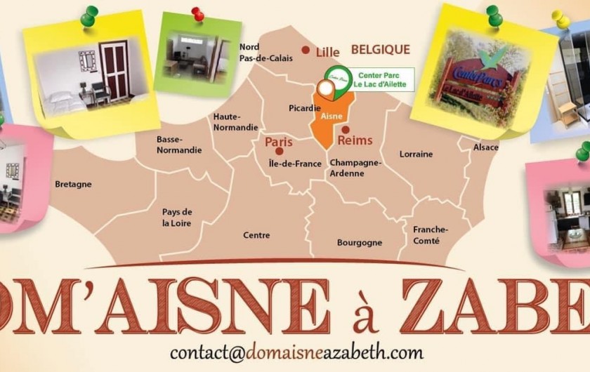 Location de vacances - Gîte à Chevregny - Gite *** situé dans les hauts de France et plus précisément dans l'Aisne