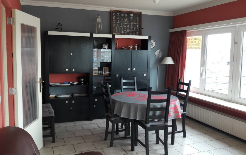 Location de vacances - Appartement à Blankenberge - living côté salle à manger