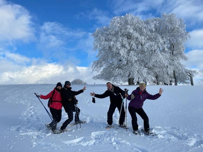 Location de vacances - Appartement à Chastreix - RANDO RAQUETTES AVEC UN GUIDE