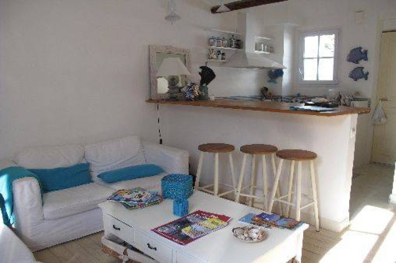 Location de vacances - Maison - Villa à Trouville-sur-Mer - entre salon et cuisine