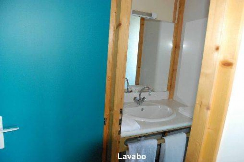 Location de vacances - Chalet à Blavignac - Le lavabo de la salle d'eau