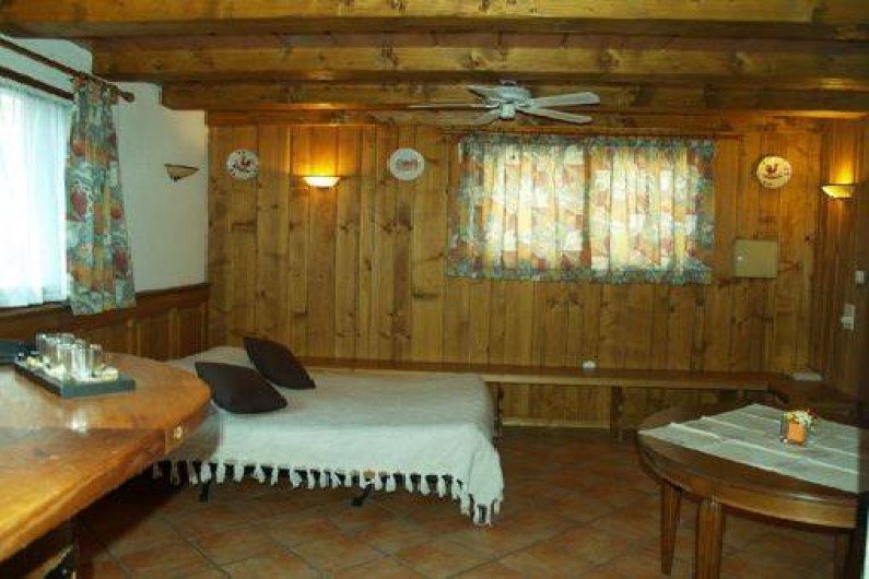 Location de vacances - Maison - Villa à Saint-Hippolyte - salle d'acceuil servant de 2ème chambre
