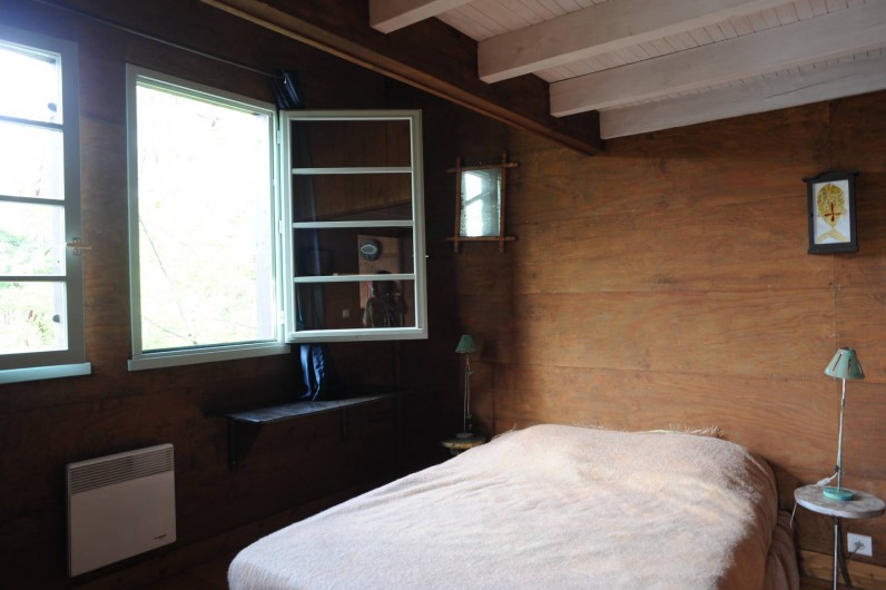 Location de vacances - Chalet à Le Cap Ferret - Grande chambre du haut .