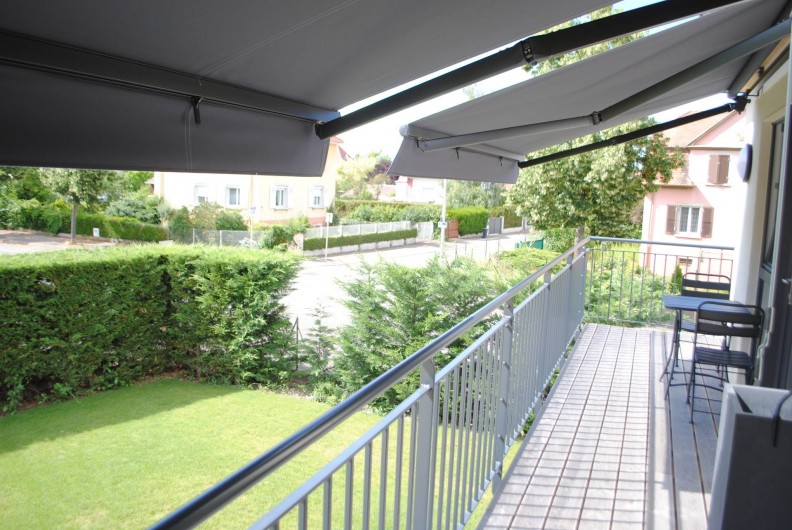 Location de vacances - Appartement à Colmar - balcon studios