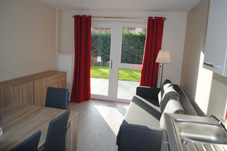 Location de vacances - Appartement à Colmar - coin salon appartement