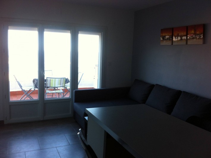 Location de vacances - Appartement à Tossa de Mar - SALLE DONNANT SUR TERRASSE