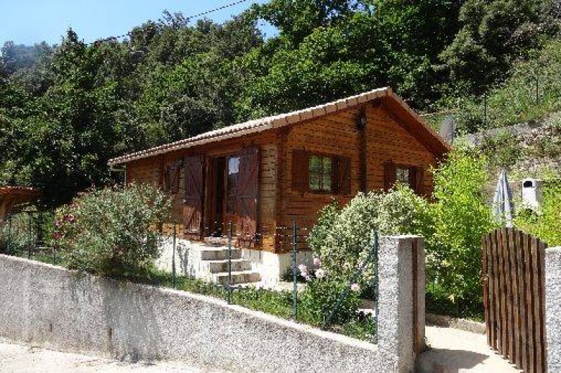 Location de vacances - Chalet à Orto - vue d'ensemble de la maison jardin barbecue