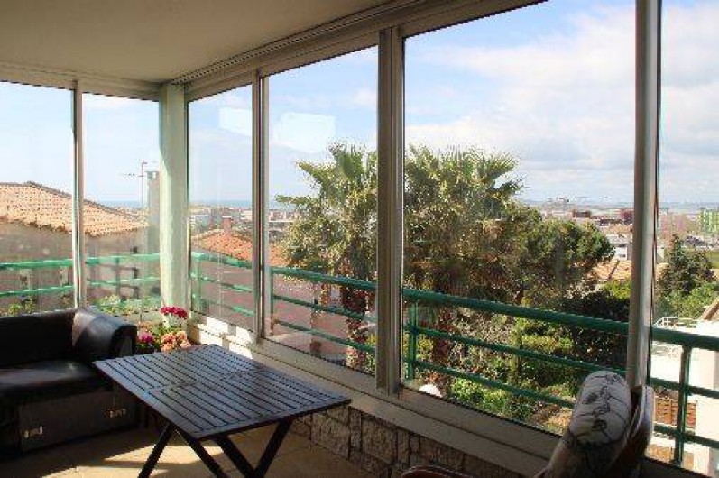 Location de vacances - Appartement à Sète - loggia de 10 m2 vue mer et Ethan