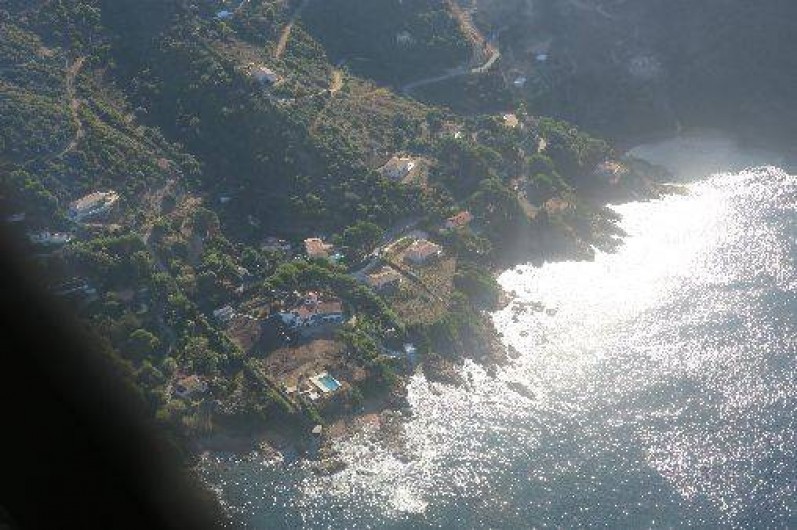 Location de vacances - Villa à Calcatoggio - Vue aérienne (avant réalisation de la piscine)