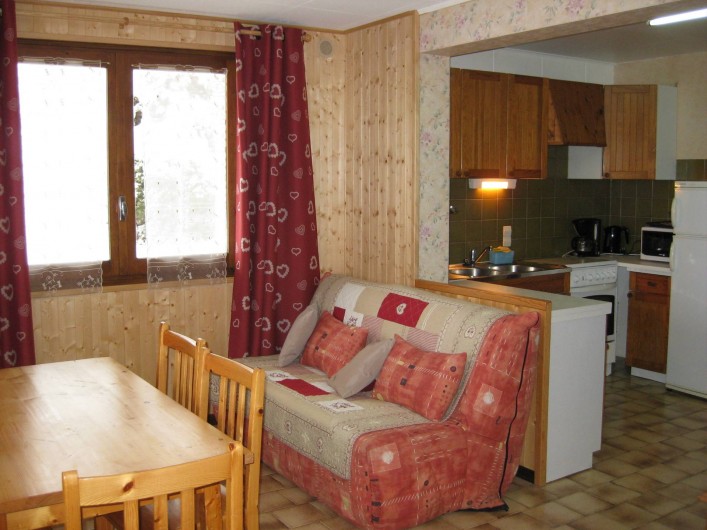 Location de vacances - Studio à La Giettaz - Coin repas
