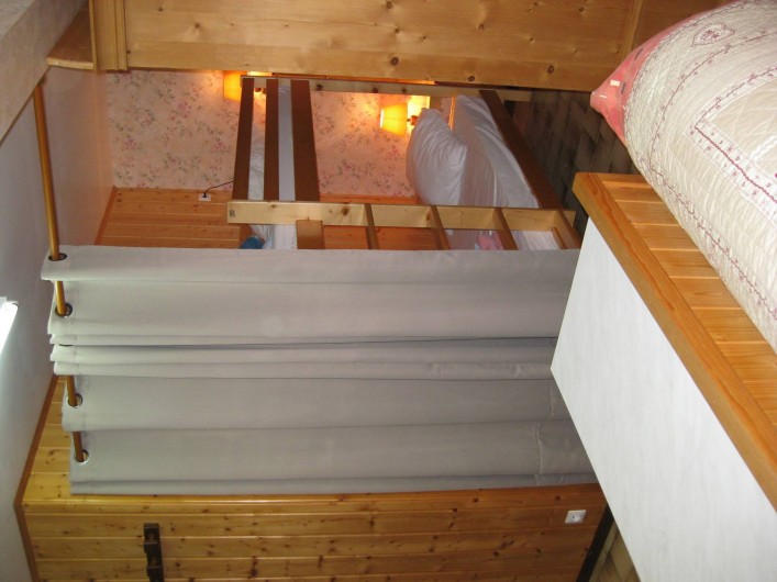 Location de vacances - Studio à La Giettaz - Lits superposés