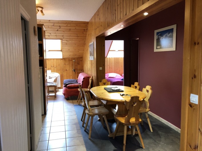 Location de vacances - Appartement à La Grave - la salle à manger et le salon