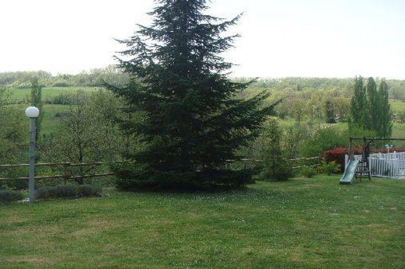 Location de vacances - Maison - Villa à Ornézan - vue depuis l'entrée du gîte vers le sud