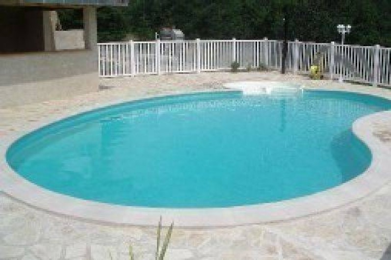 Location de vacances - Maison - Villa à Ornézan - vue Est piscine