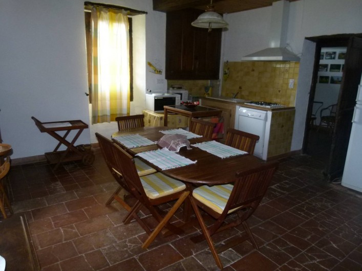 Location de vacances - Maison - Villa à Ornézan - cuisine avec son équipement