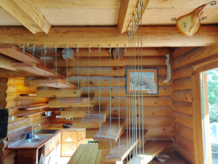 Location de vacances - Chalet à Pelvoux - encorbeillement