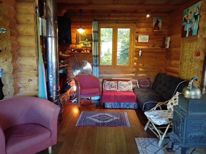 Location de vacances - Chalet à Pelvoux - salon
