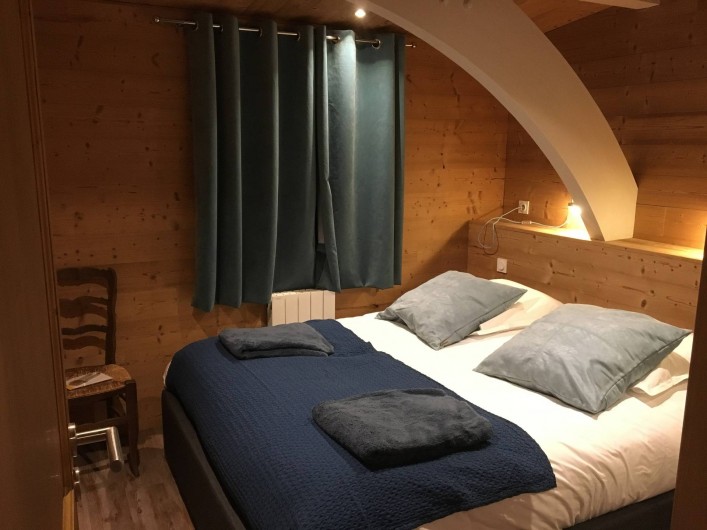Location de vacances - Chalet à Les Avanchers-Valmorel - chambre 1, 2 places