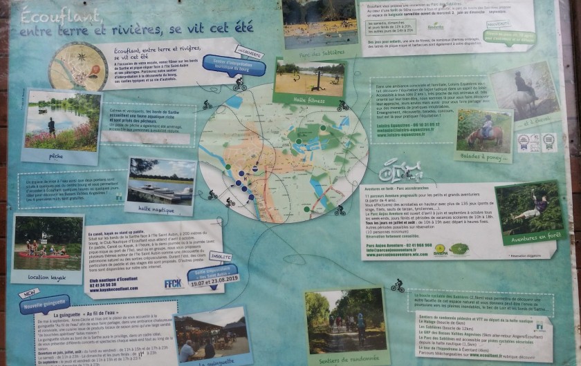 Location de vacances - Maison - Villa à Rives-du-Loir-en-Anjou - description du centre de loisirs