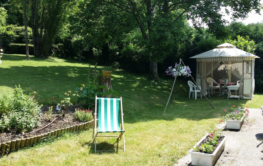 Location de vacances - Maison - Villa à Rives-du-Loir-en-Anjou - PETIT KIOSQUE EN VERRE COIN REPOS