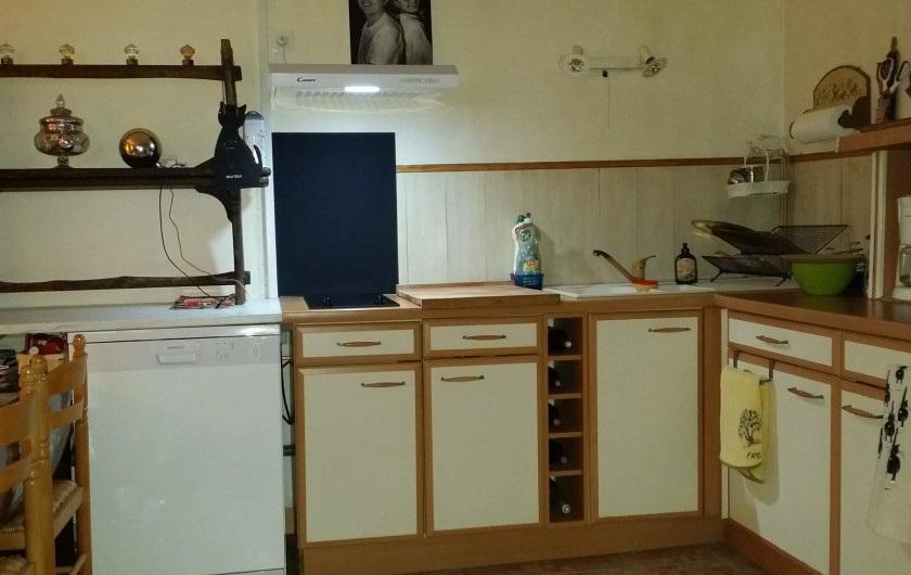 Location de vacances - Maison - Villa à Rives-du-Loir-en-Anjou - UNE PARTIE DE LA GRANDE CUISINED