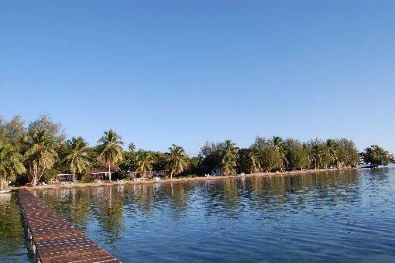 Location de vacances - Bungalow - Mobilhome à Uturoa - VUE COTE MER