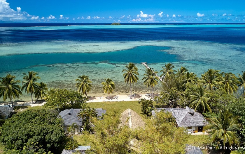 Location de vacances - Bungalow - Mobilhome à Uturoa - VUE AERIENNE