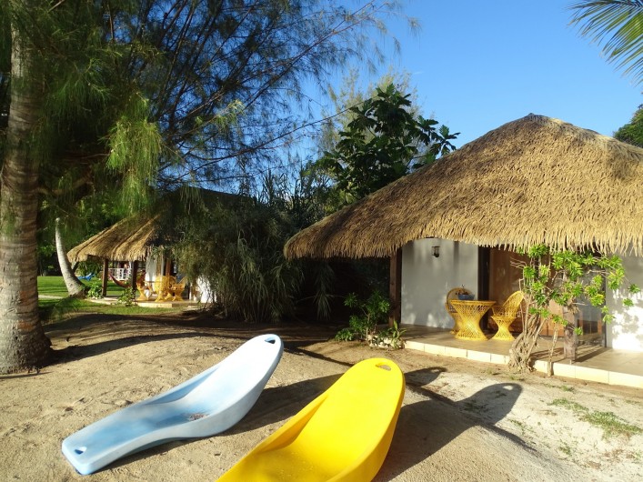 Location de vacances - Bungalow - Mobilhome à Uturoa - PLAGE ET BUNGALOWS