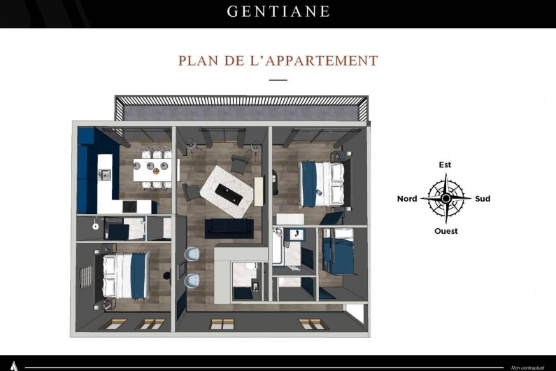 Location de vacances - Appartement à Brides-les-Bains