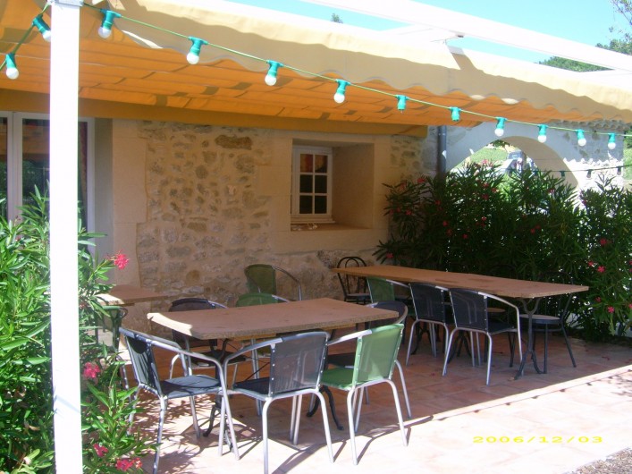 Location de vacances - Chambre d'hôtes à Divajeu - la terrasse