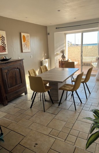 Location de vacances - Villa à Marseille - salle à manger du rez-de-chaussée