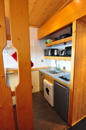 Location de vacances - Studio à Les Arcs - Cuisine dite à l'Américaine