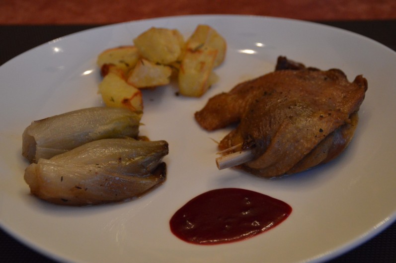 Location de vacances - Chambre d'hôtes à Saint-Sozy - Table d'hôtes