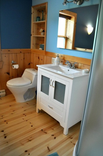 Location de vacances - Chalet à Val-David - Salle de bain Chambre HARMONIE