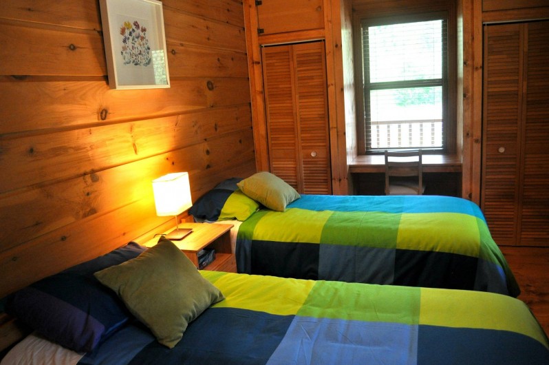 Location de vacances - Chalet à Val-David - Chambre LIBERTÉ - possible en lit king