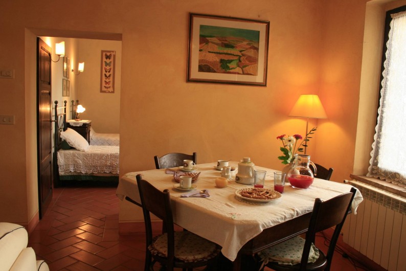 Location de vacances - Gîte à Campiglia D'orcia - Tavolo pranzo Casa Letizia