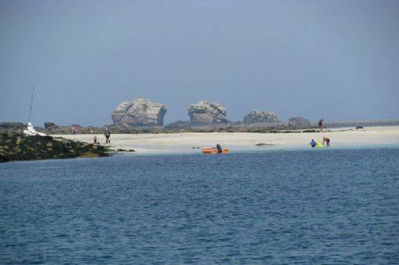 Location de vacances - Villa à Landéda - Rejoindre les îles en kayaks (location en contrebas de la maison)