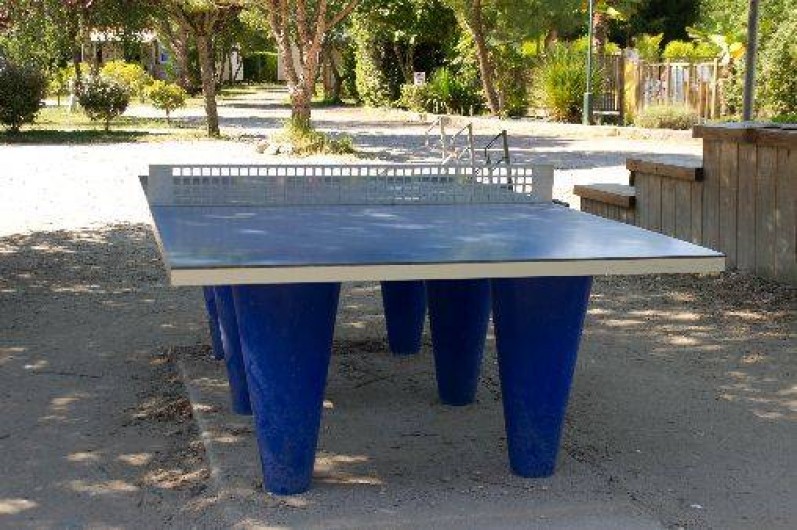 Location de vacances - Bungalow - Mobilhome à Grayan-et-l'Hôpital - Terrain de pétanque, table de ping pong