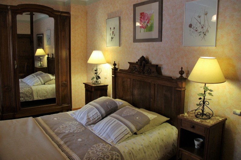 Location de vacances - Gîte à Saint-Pierre - la grande chambre, lit de 140