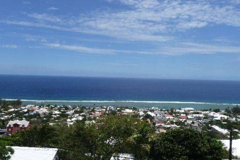 Location de vacances - Chalet à Saint-Leu - vue sur ST LEU et les plages