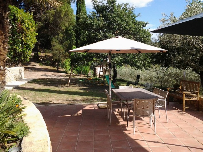 Location de vacances - Mas à Piégon - Terrasse