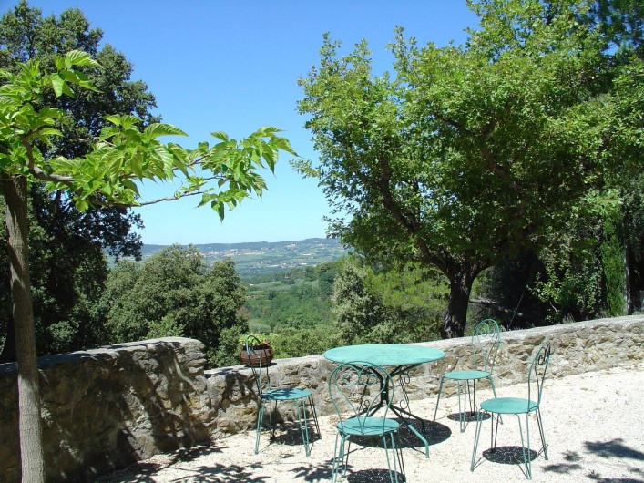 Location de vacances - Mas à Piégon - Terrasse